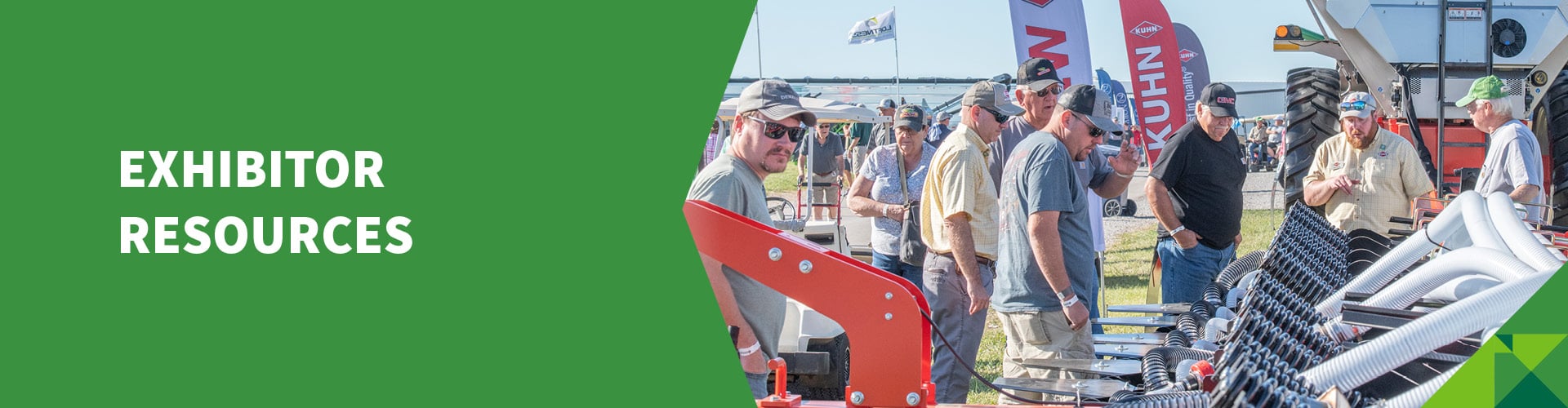 Aerial shot at the Farm Progress Show